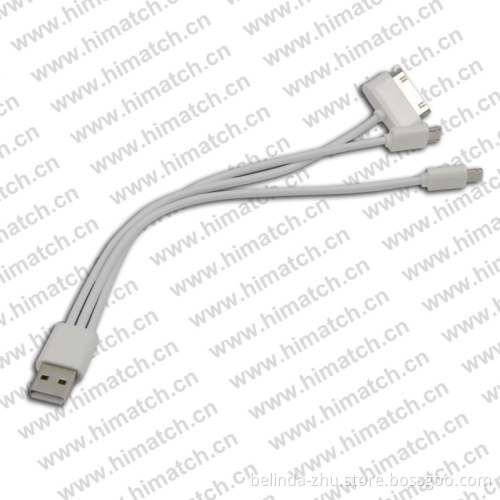 High Quality 4 in 1 USB Charger Cable for iPhone iPad